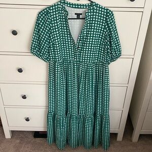 Ann Taylor Gingham print dress